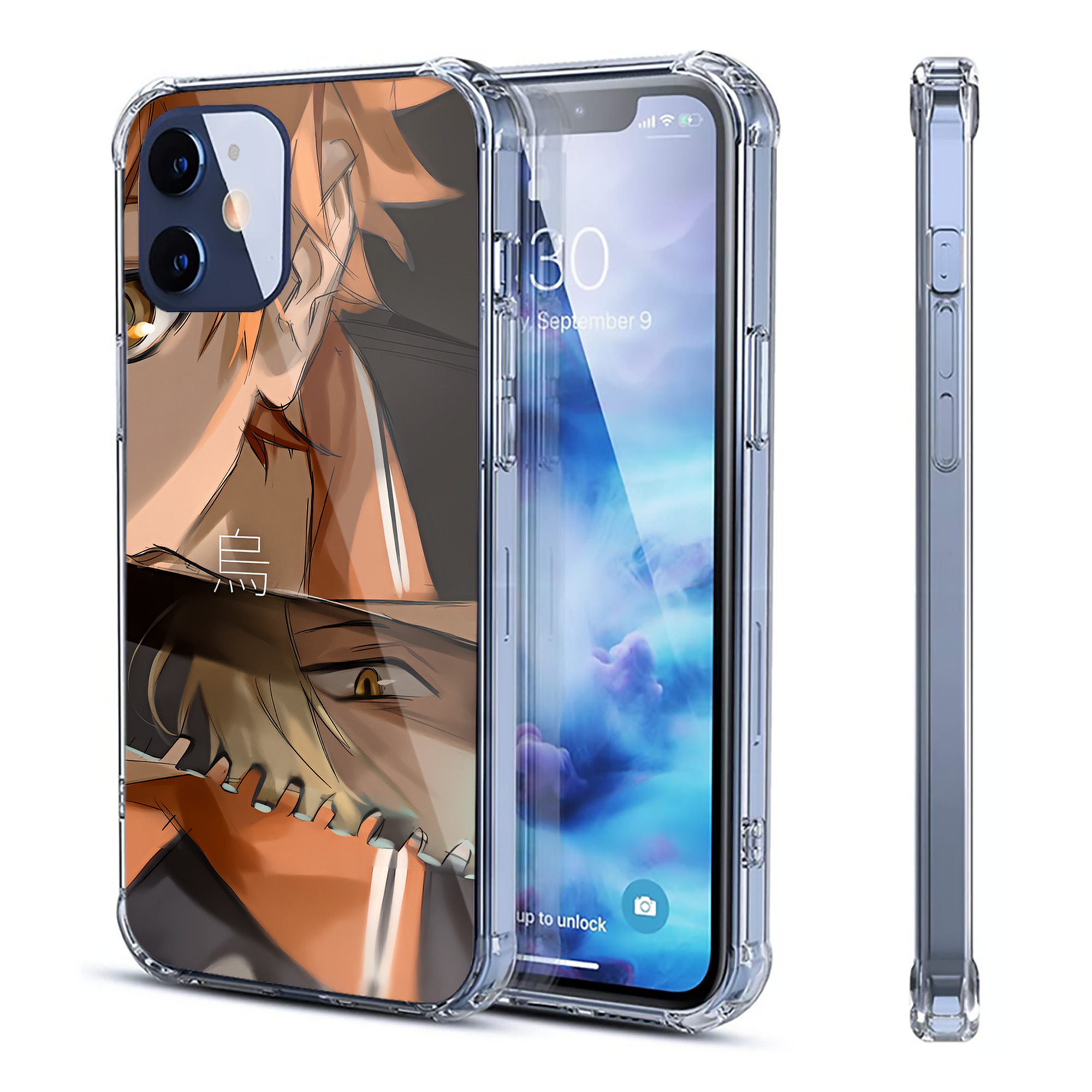 （画像用） ハイキュー!! Haikyu!! 【iPhone 12シリーズ対応】透明スマホケース（クリアソフトケース）